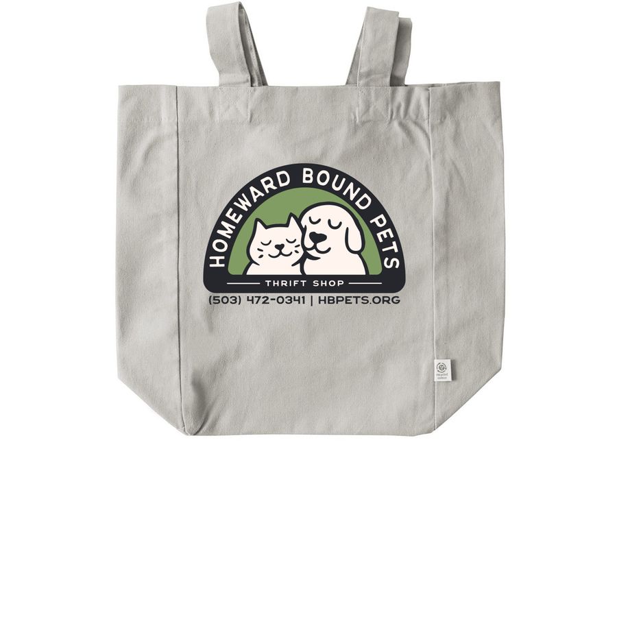 HBPets Thrift Shop Tote, a Natural Recycled Cotton Tote Bag