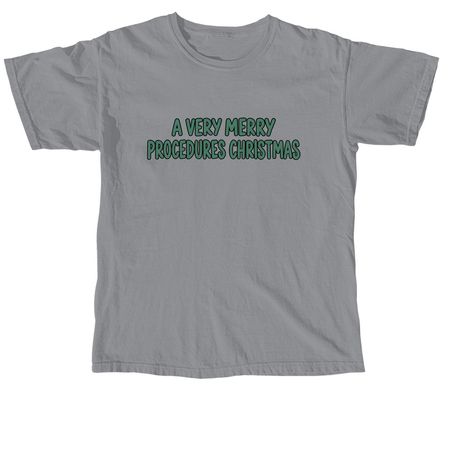 Very Merry Christmas, a Granite Comfort Colors Unisex Tee