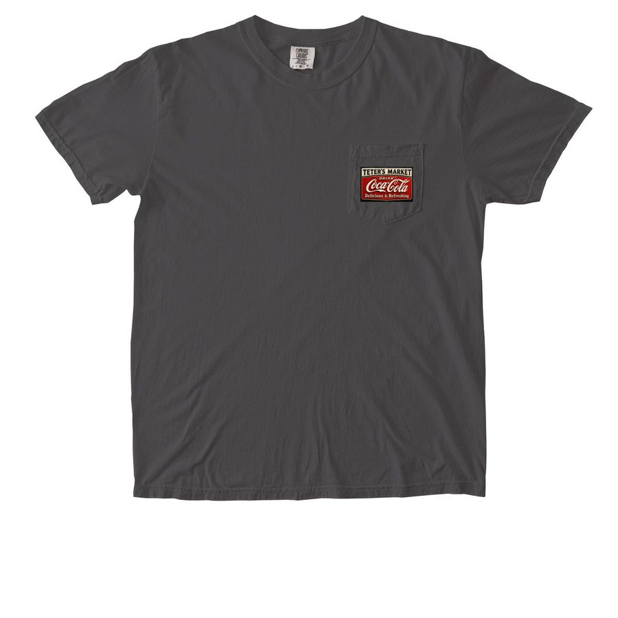 Teter?s Market Official Merch, a Pepper Comfort Colors Pocket Tee