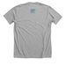 Here for the Cookies Tee, a Athletic Heather Premium Unisex Tee (back-view)