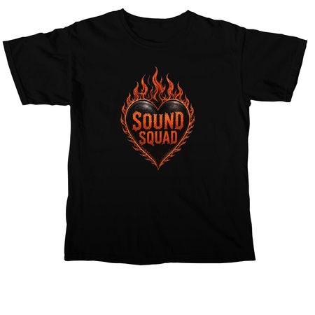 Sound????Squad 3, a Black Comfort Colors Unisex Tee