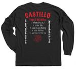 OUTLAW Season, a Black Classic Long Sleeve Tee (back-view)