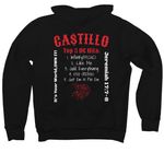 OUTLAW Season, a Black Premium Pullover Hoodie (back-view)