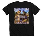 Kind Keeper Building, a Solid Black Blend Premium V-Neck Tee (back-view)