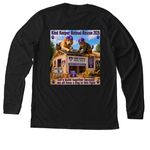 Kind Keeper Building, a Solid Black Blend Premium Long Sleeve Tee (back-view)