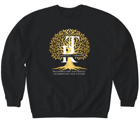 &nbsp;Randall-Turner Reunion 2026&nbsp;White & Gold, a Black Softstyle Crewneck Sweatshirt