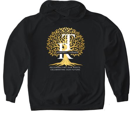 &nbsp;Randall-Turner Reunion 2026&nbsp;White & Gold, a Black Gildan Softstyle Pullover Hoodie