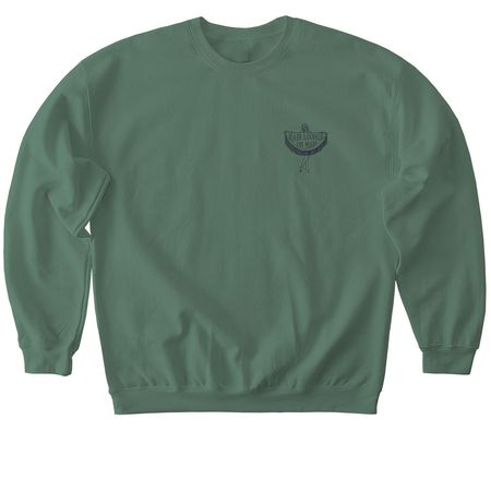 HL LADY&nbsp;, a Military Green Softstyle Crewneck Sweatshirt