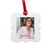 Ornament, a White Aluminum Square Ornament