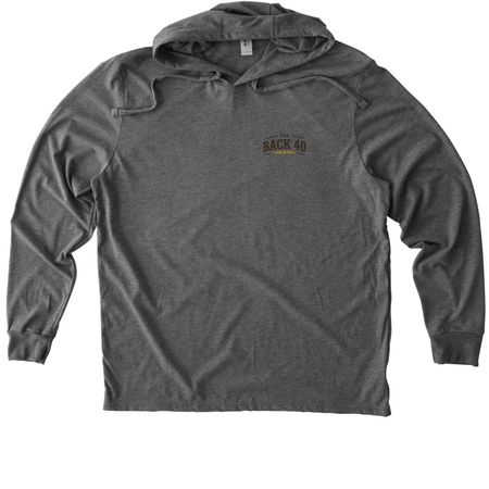 The Back 40 catalogue&nbsp;, a Aluminum Grey Allmade Eco Triblend Hoodie Tee
