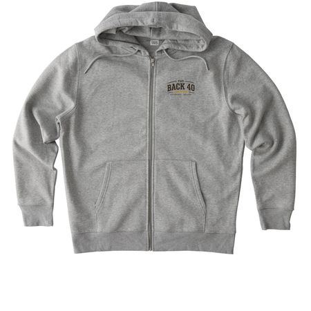 The Back 40 catalogue&nbsp;, a Heather Grey Stanley/Stella Unisex Cultivator 2.0 Zip Up Pullover Hoodie