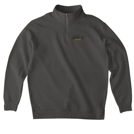 The Back 40 catalogue&nbsp;, a Asphalt Midweight Quarter Zip Pullover