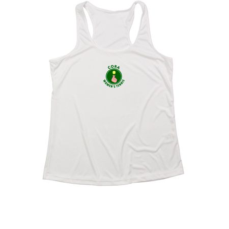 CORA Home Uniform, a White Women's Performance Tank