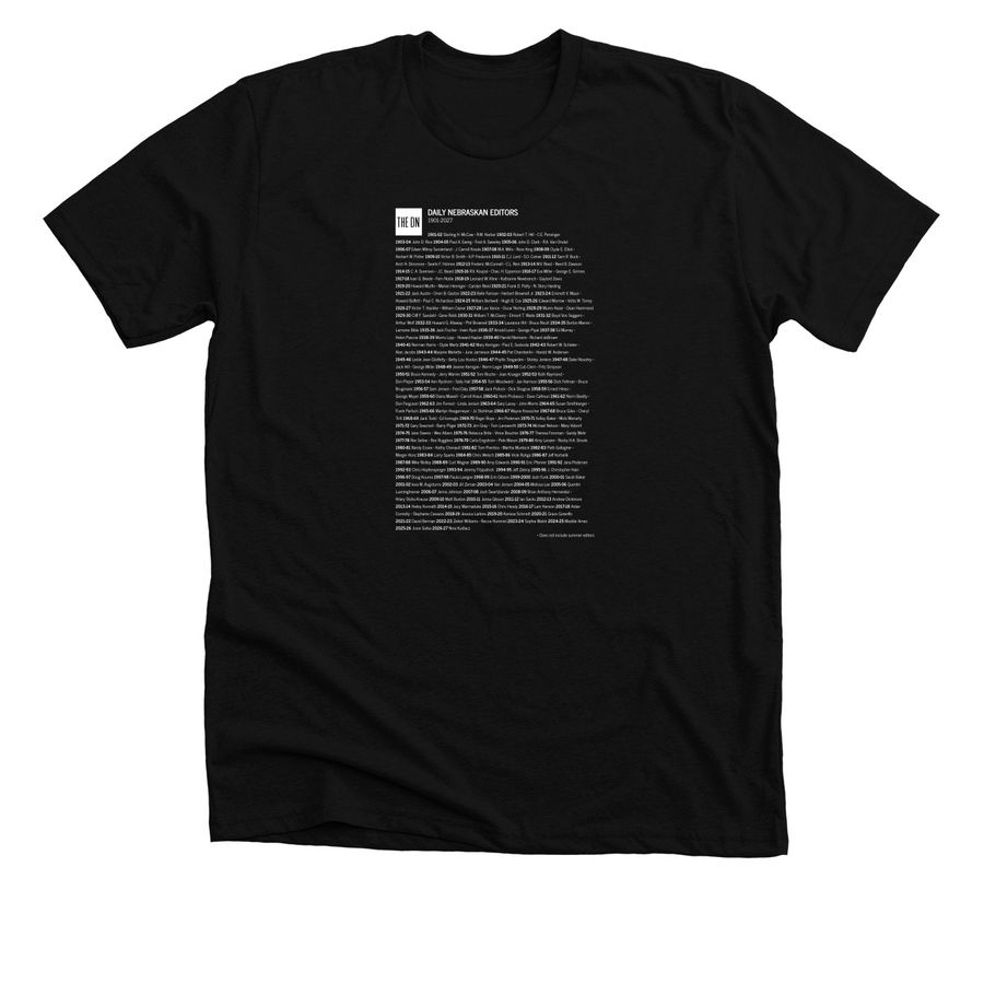 DN editors 1901 to 2027, a Solid Black Blend Premium Unisex Tee
