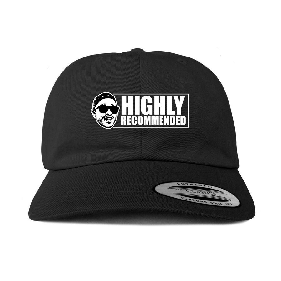 The Dad Hat, a Black Printed Classic Baseball Cap
