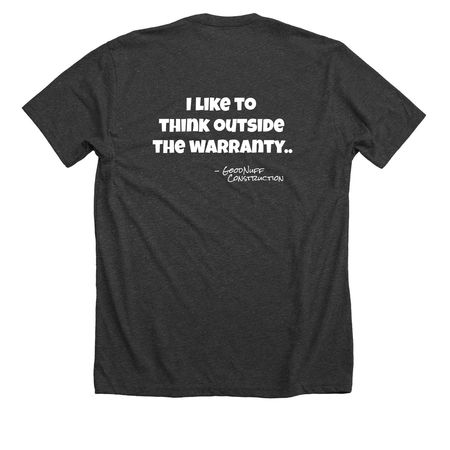 Warranty, a Dark Grey Heather Premium Unisex Tee