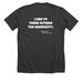 Warranty, a Dark Grey Heather Premium Unisex Tee (back-view)