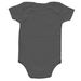 Baby, a Charcoal Infant Onesie (back-view)