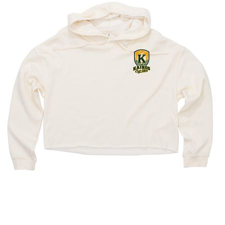 Kairos Cut-Ups // End Human Trafficking Line, a Bone Women?s Lightweight Cropped Hoodie