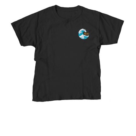 SDG Great Wave, a Black Youth Unisex Tee