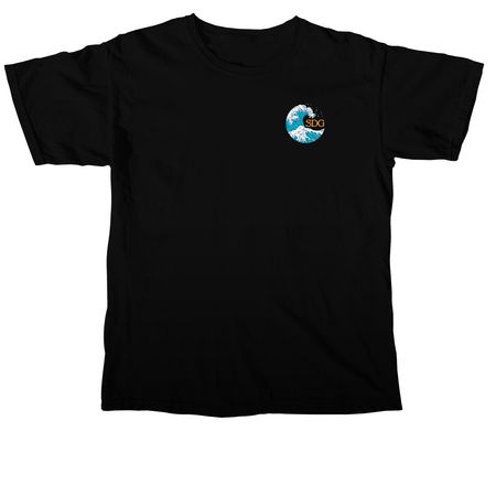 SDG Great Wave, a Black Comfort Colors Unisex Tee