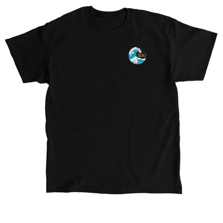 SDG Great Wave, a Black Classic Unisex Tee