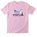 Animals are MY kind of People, a Light Pink Softstyle Cotton Tee