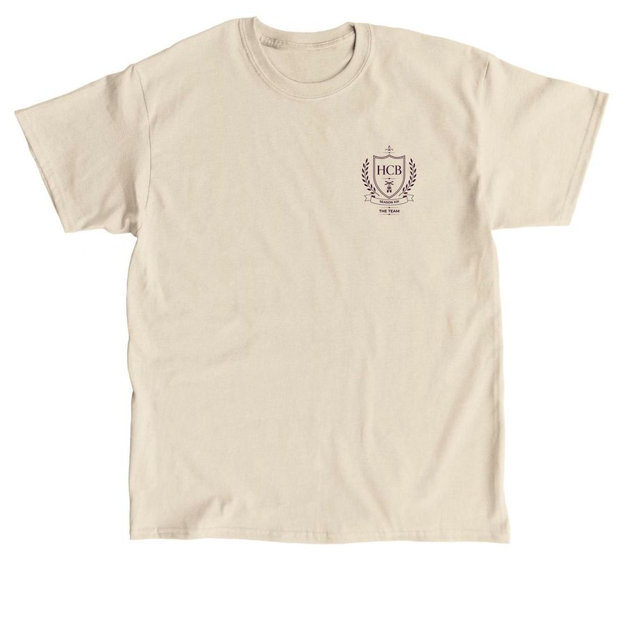 STAFF ONLY Season 13 Crest, a Sand Classic Unisex Tee