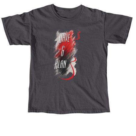 Red Guitar Swatch, a Graphite Comfort Colors Unisex Tee