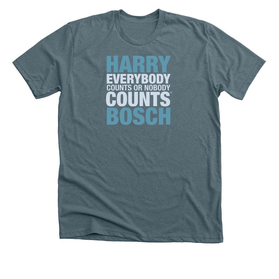 Everybody Counts Or Nobody Counts Fundraiser&nbsp;, a Heather Slate Premium Unisex Tee