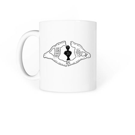 ATLAS AMULET MUG, a White Coffee Mug (back-view)
