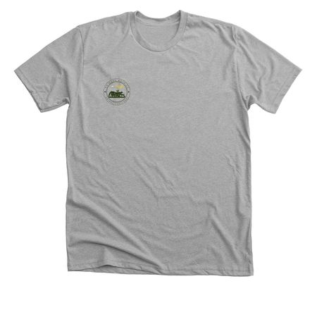 Life's better w No More Worries, a Athletic Heather Premium Unisex Tee