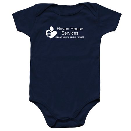 Infant Onesie, a Navy Infant Onesie
