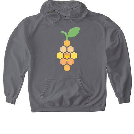 Fruit of the Hive&nbsp;, a Charcoal Gildan Softstyle Pullover Hoodie