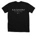R.E.C.O.V.E.R.Y, a Solid Black Blend Premium Unisex Tee