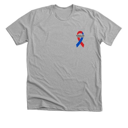 Pediatric CHD Awareness, a Athletic Heather Premium Unisex Tee