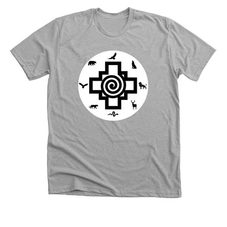 Chakananimals, a Athletic Heather Premium Unisex Tee