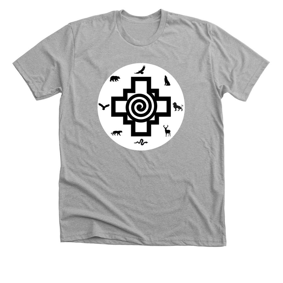 Chakananimals, a Athletic Heather Premium Unisex Tee