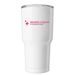 Maddie's Spark Tumbler, a White Insulated Tumbler