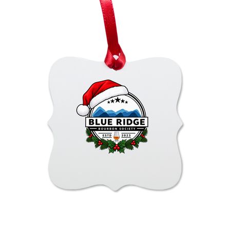 BRBS Christmas Ornament 2026, a White Aluminum Square Ornament