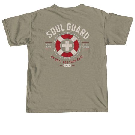 Soul Guard, a Sandstone Comfort Colors Unisex Tee