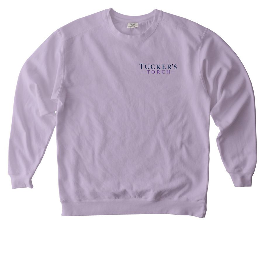 Tucker's Torch Sweatshirts, a Orchid Comfort Colors Crewneck Sweatshirt