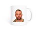The Glarer Mugshot, a White Coffee Mug