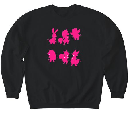 Dancey dance, a Black Softstyle Crewneck Sweatshirt