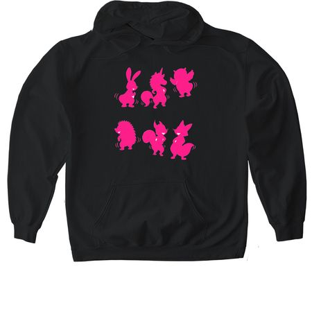 Dancey dance, a Black Gildan Softstyle Pullover Hoodie