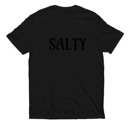 Salty, a Deep Black Allmade Eco Triblend Unisex Tee