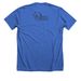 Mojo, a Heather True Royal Premium Unisex Tee (back-view)