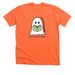 Booooks Black Print Top, a Heather Orange Premium Unisex Tee