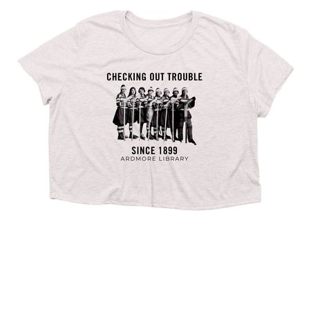 Checking Out Cropped Shirts & Outerwear, a Heather Dust Women?s Flowy Cropped Tee
