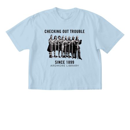 Checking Out Cropped Shirts & Outerwear, a Chambray Comfort Colors Boxy Tee